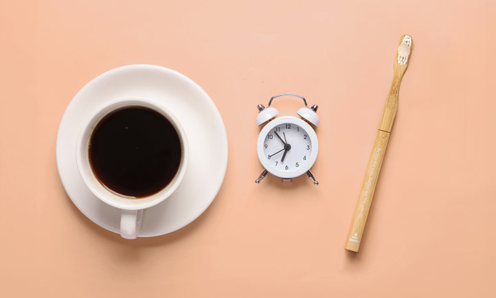 brush teeth before or after coffee