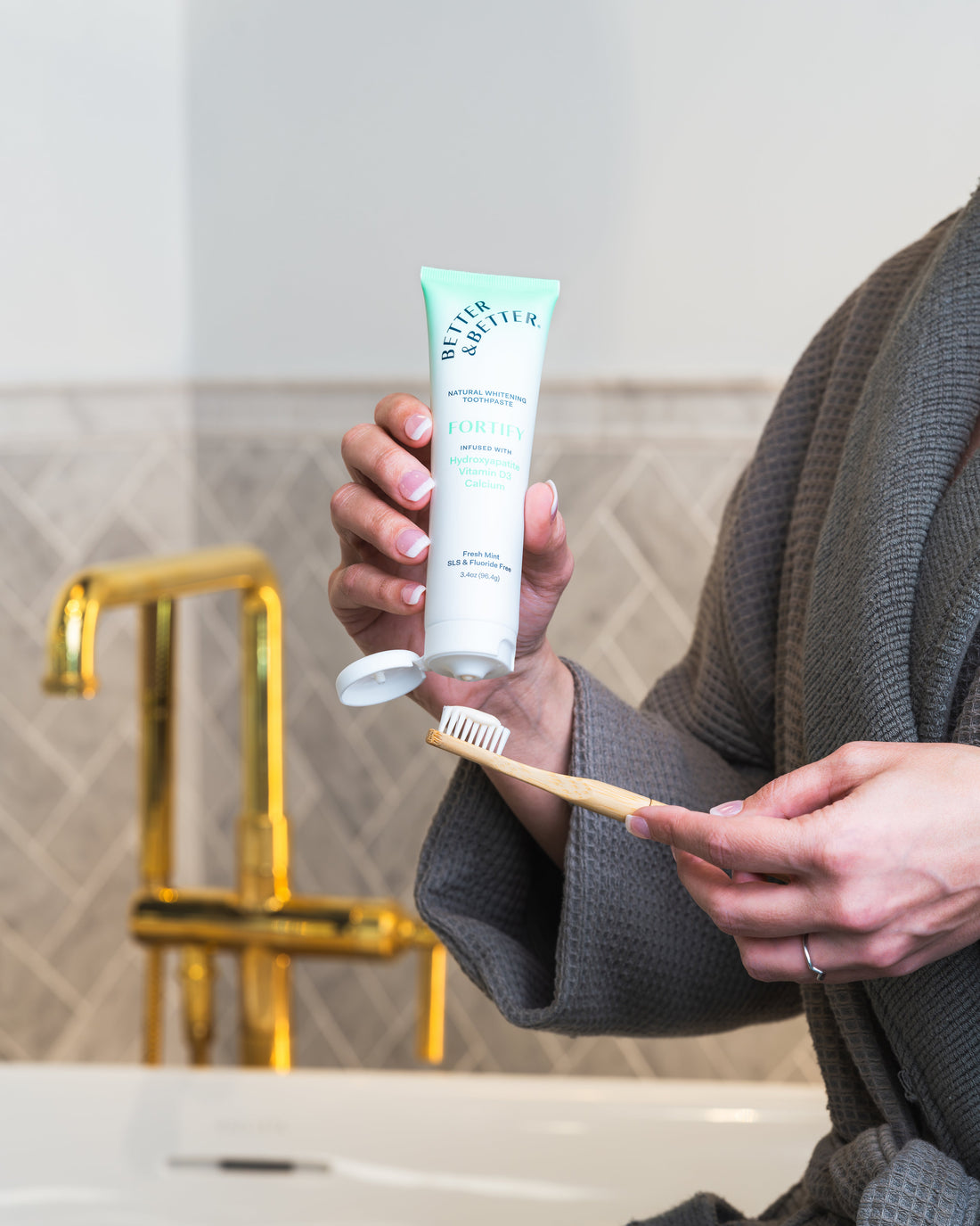 Here’s How Much Toothpaste to Use (Hint: You’re Probably Using Too Much)