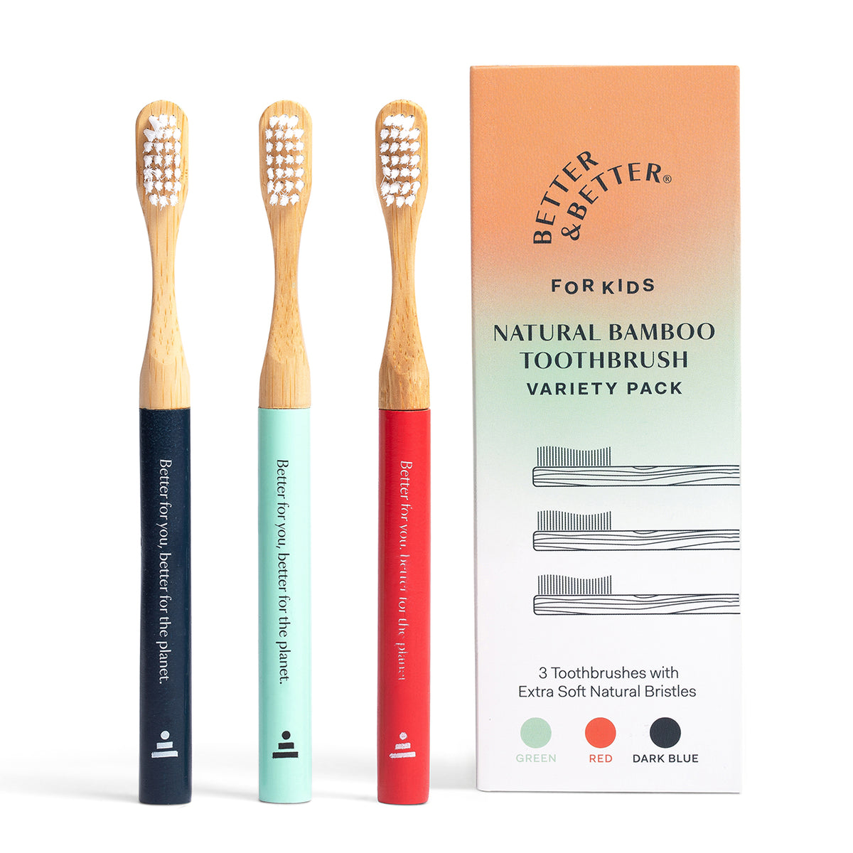 Kids Natural Bamboo Toothbrush, detail image 4