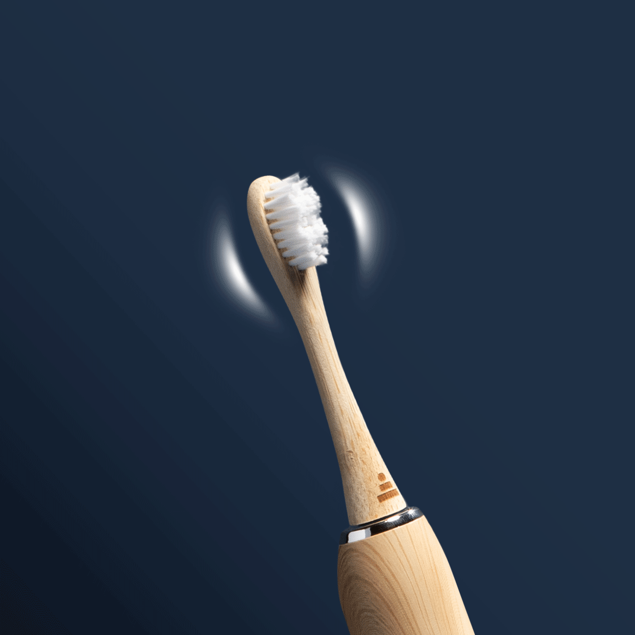Animated view of the Bamboo Sonic Toothbrush with replacement head