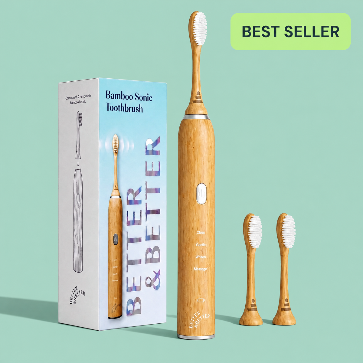 Bamboo Sonic Toothbrush 2.0 + FREE Gifts