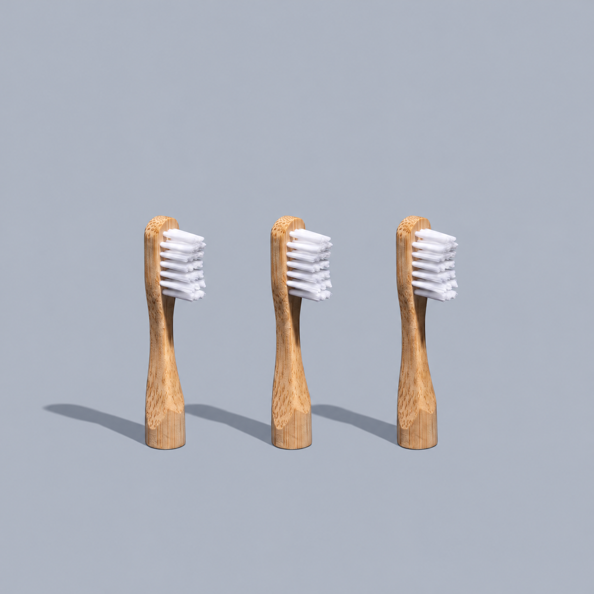 Kids Bamboo Toothbrush Head Refill - Pack of 3