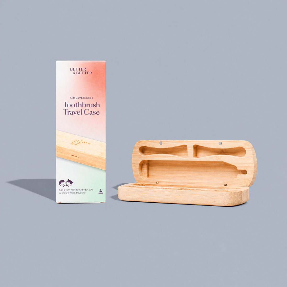 Kids Bamboo Sonic Toothbrush Travel Case
